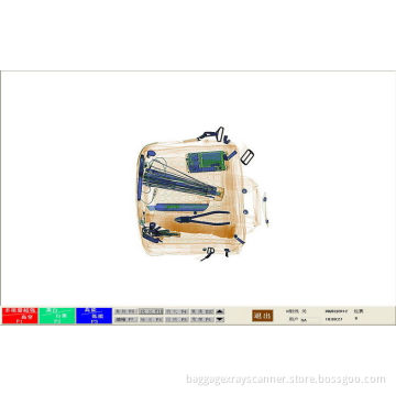 0.22m/s Ce Portable Baggage X Ray Scanner Inspection Multi - Energy 80cm X 65cm